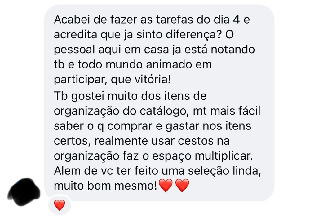 Depoimento 4 - Casa em Ordem